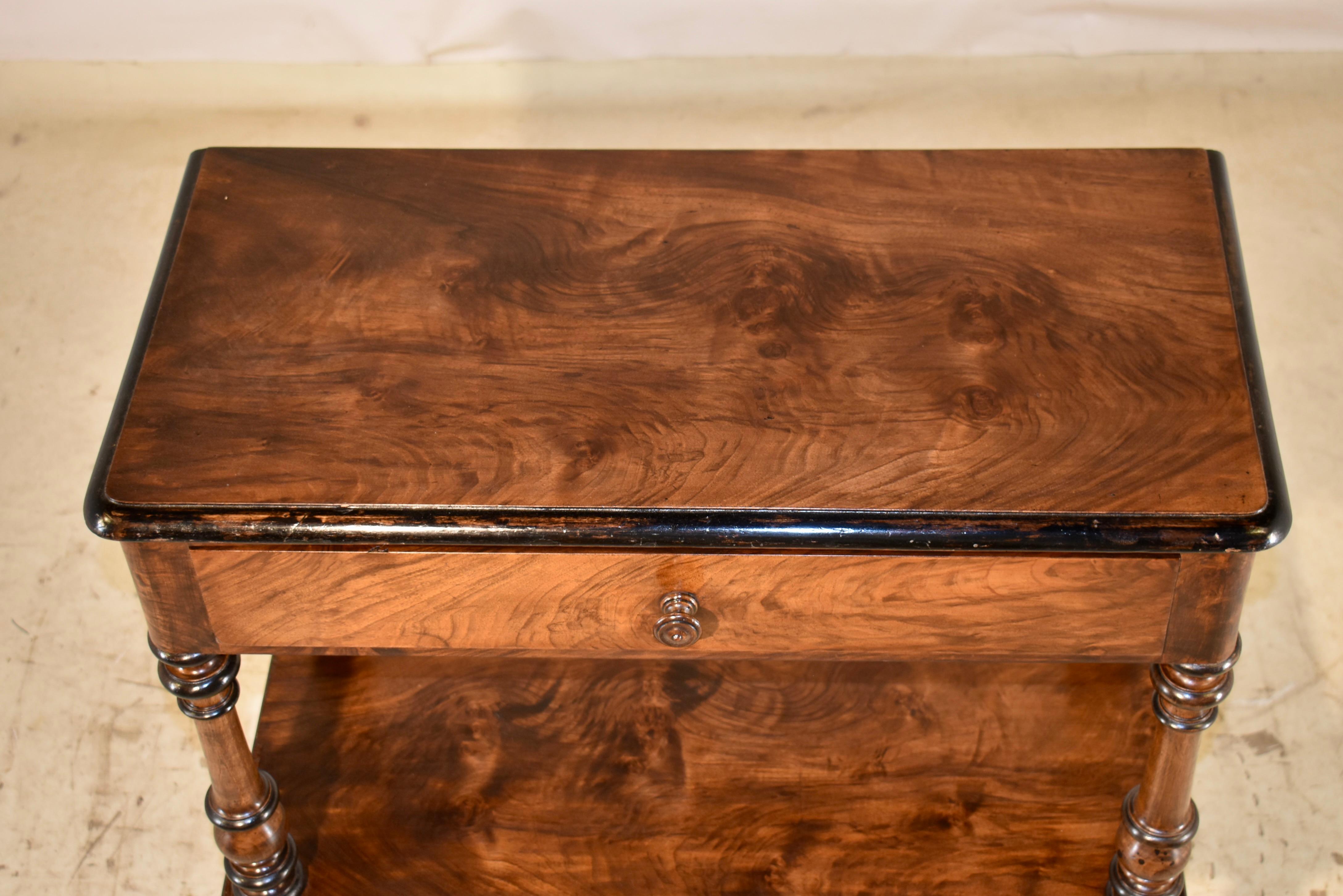19th Century French Louis Philippe Walnut Buffet For Sale 8