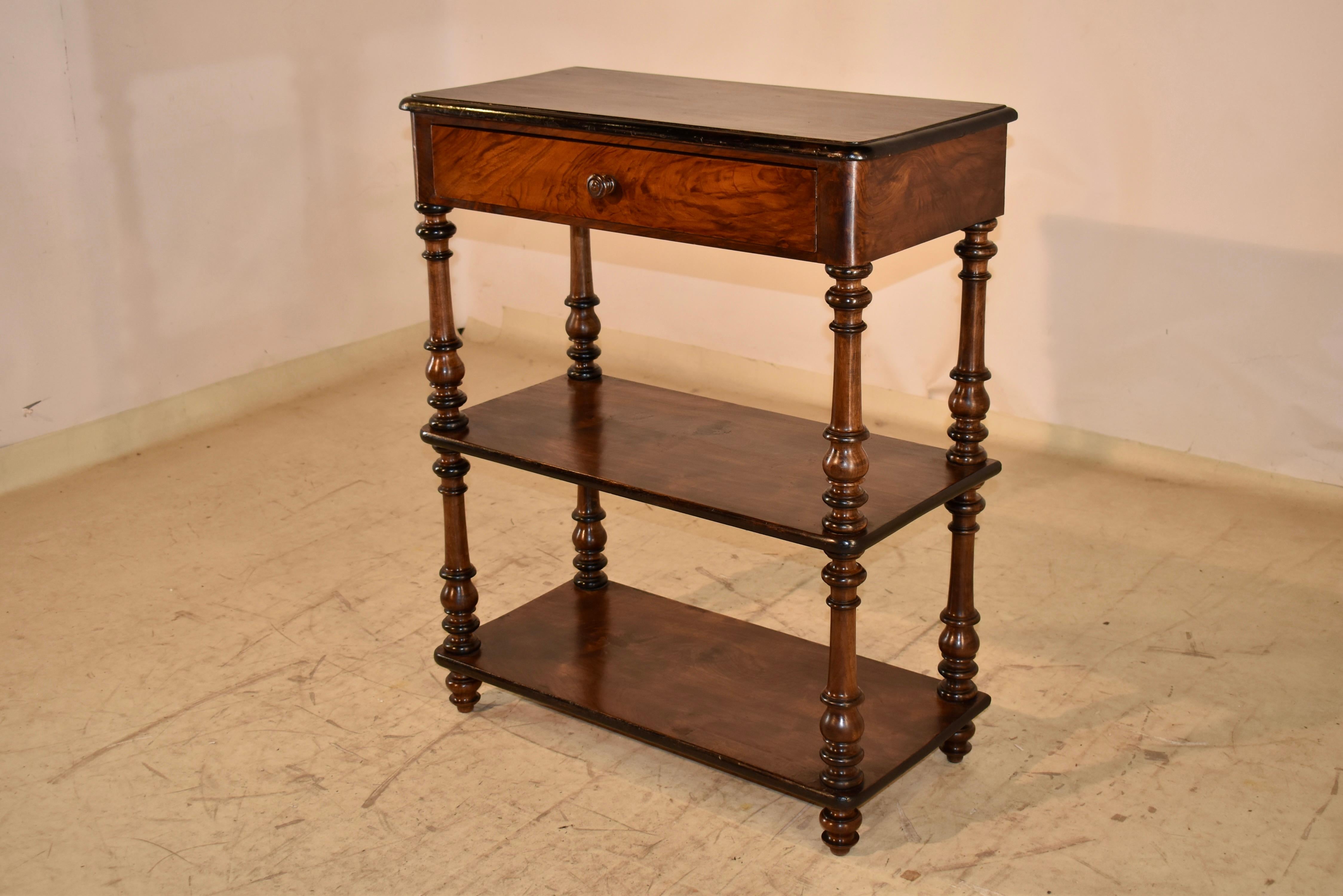 19th Century French Louis Philippe Walnut Buffet For Sale 2