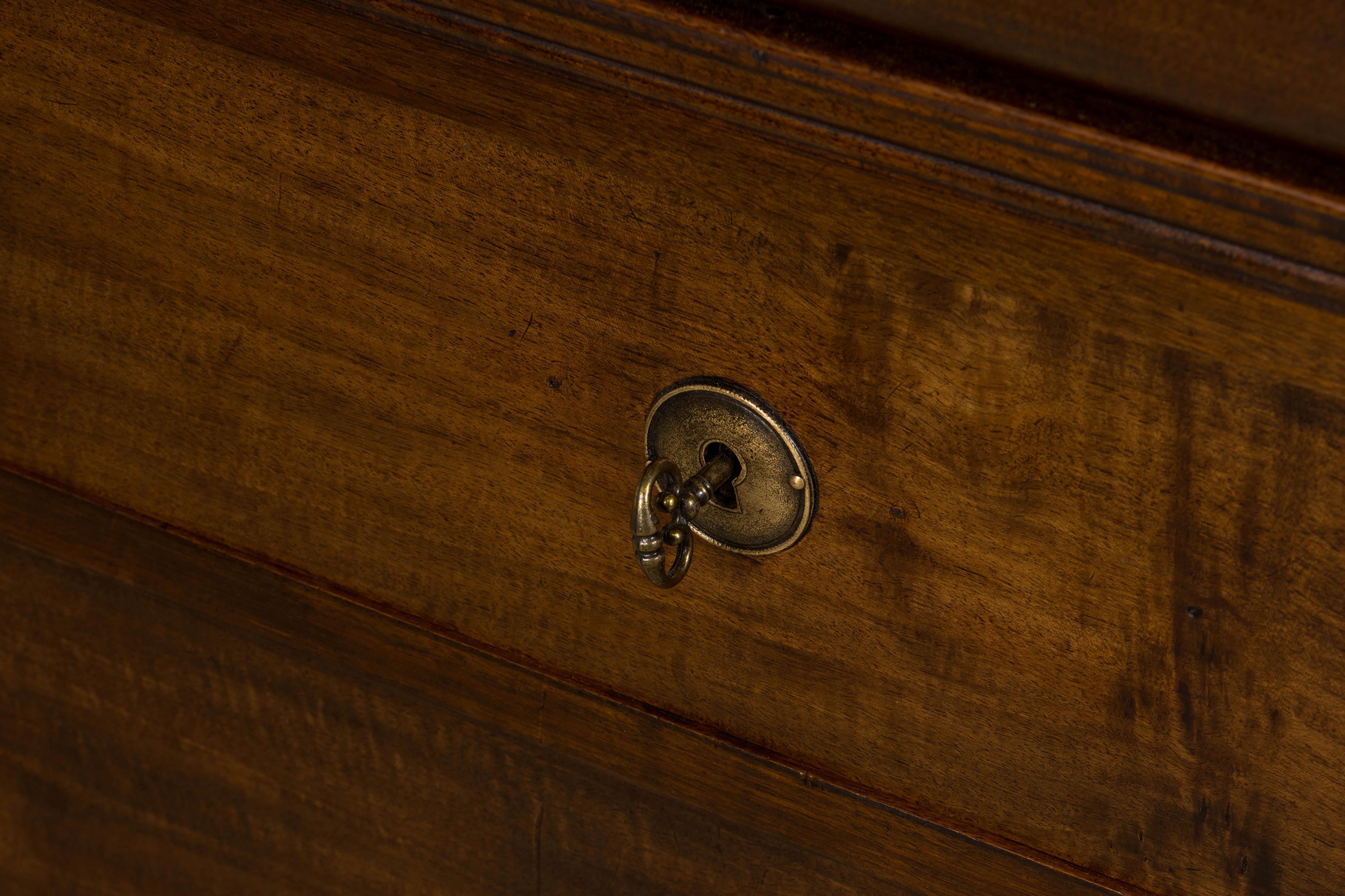 19th Century French Louis Philippe Walnut Chest of Drawers For Sale 12
