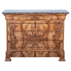 Burl Commodes and Chests of Drawers