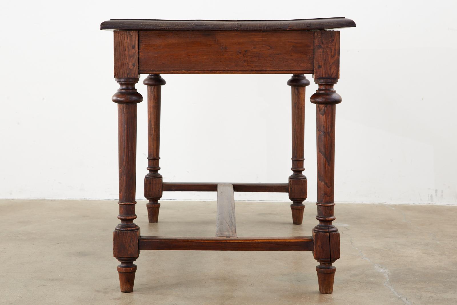 Chestnut 19th Century French Louis Philippe Writing Table Desk