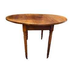19th Century French Louis Phillipe Round Dining Table, France