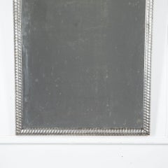 19th Century French Louis Phillippe Silver Ripple Mirror