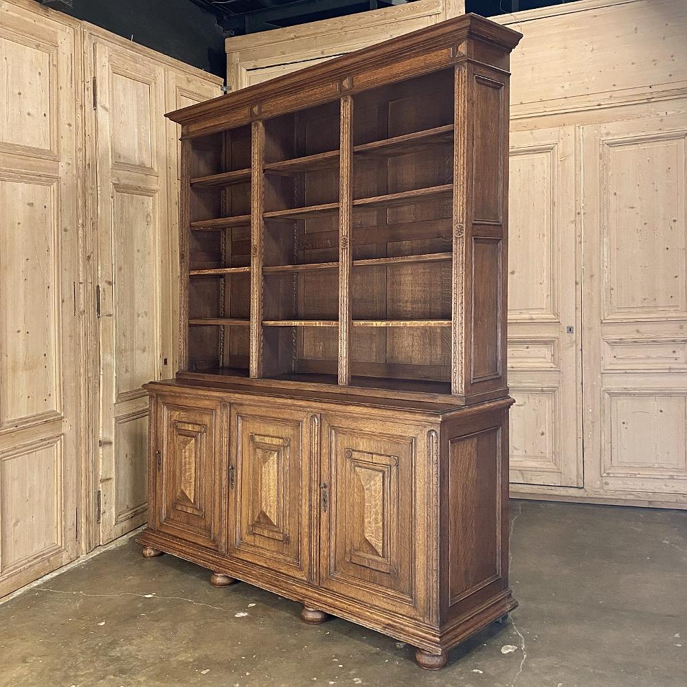 Hand-Crafted 19th Century French Louis XIII Bookcase