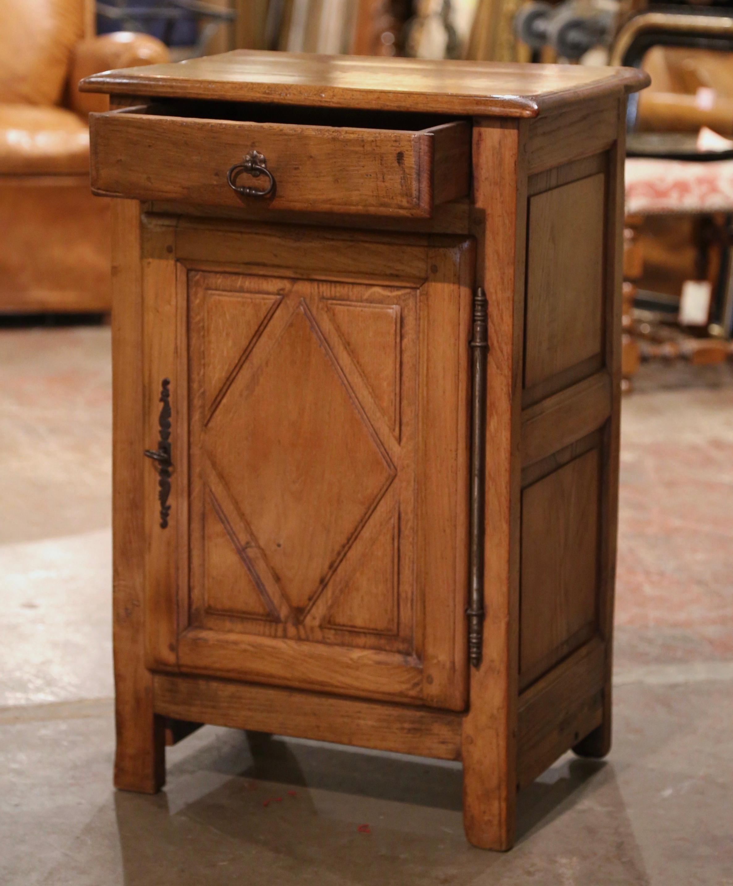 19th Century French Louis XIII Carved Oak Jelly Cabinet from Normandy 4