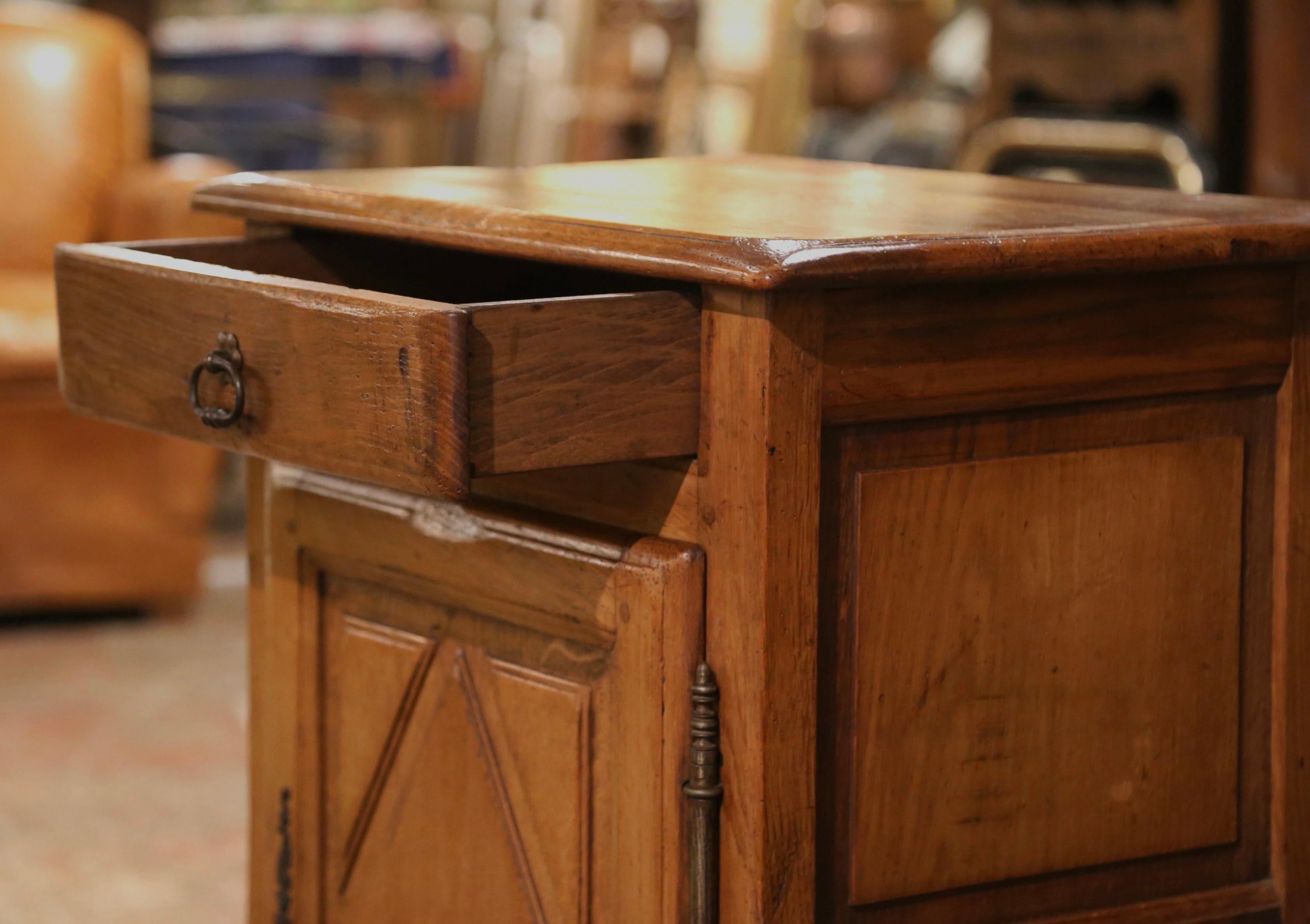 19th Century French Louis XIII Carved Oak Jelly Cabinet from Normandy 5