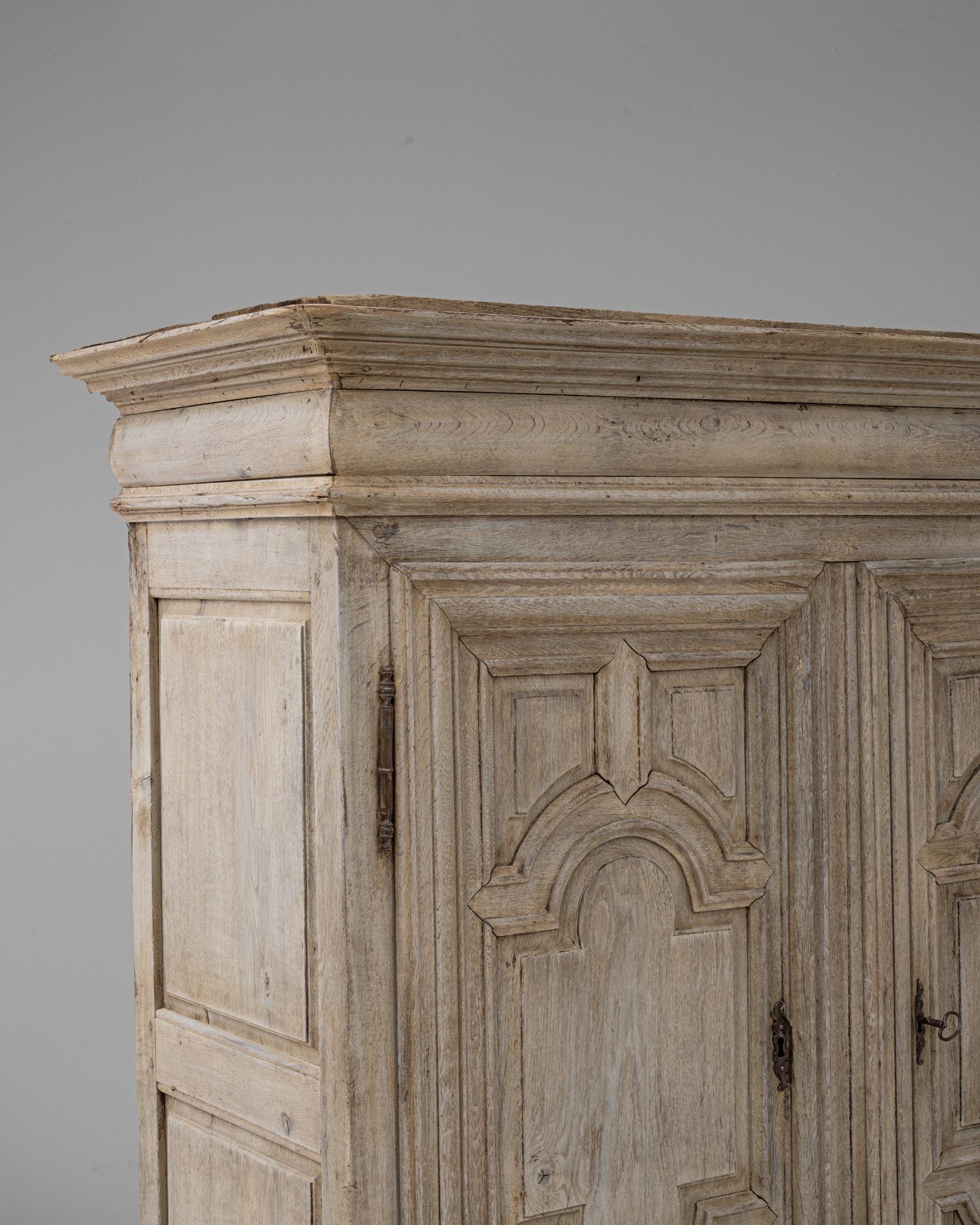 Armadio francese del XIX secolo in stile Luigi XIII di Oak in vendita 7