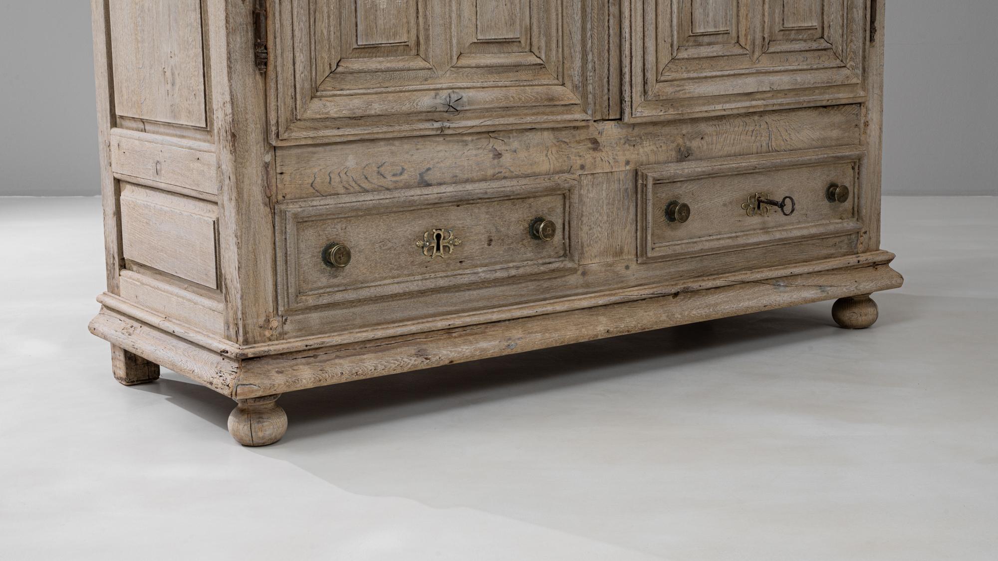 Armadio francese del XIX secolo in stile Luigi XIII di Oak in vendita 9