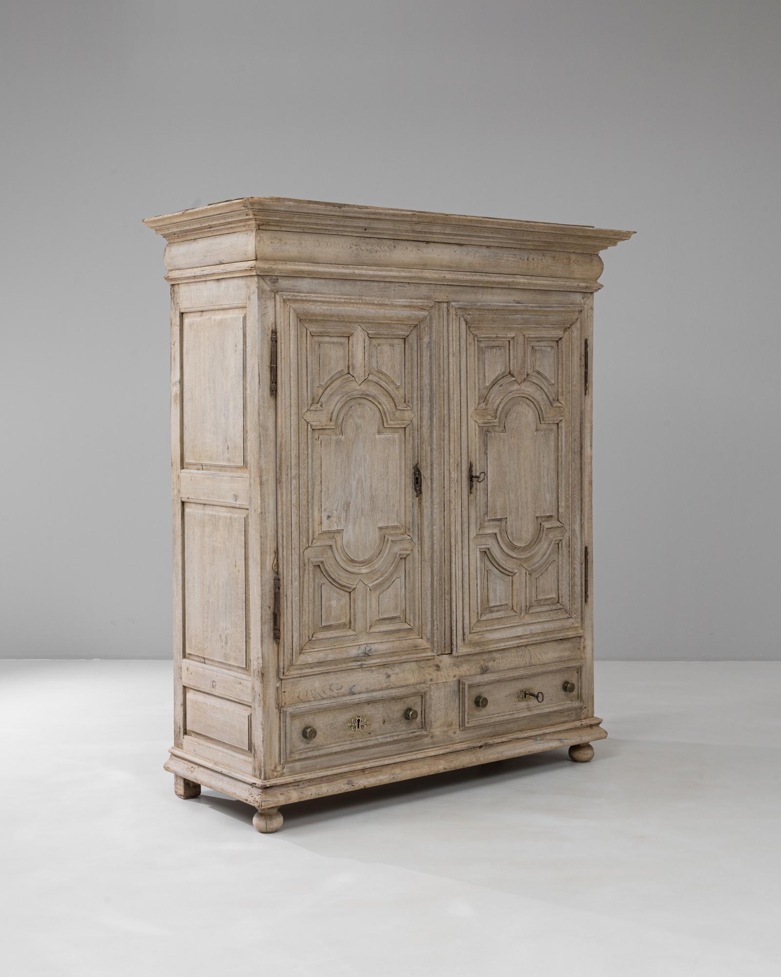 Quercia Armadio francese del XIX secolo in stile Luigi XIII di Oak in vendita