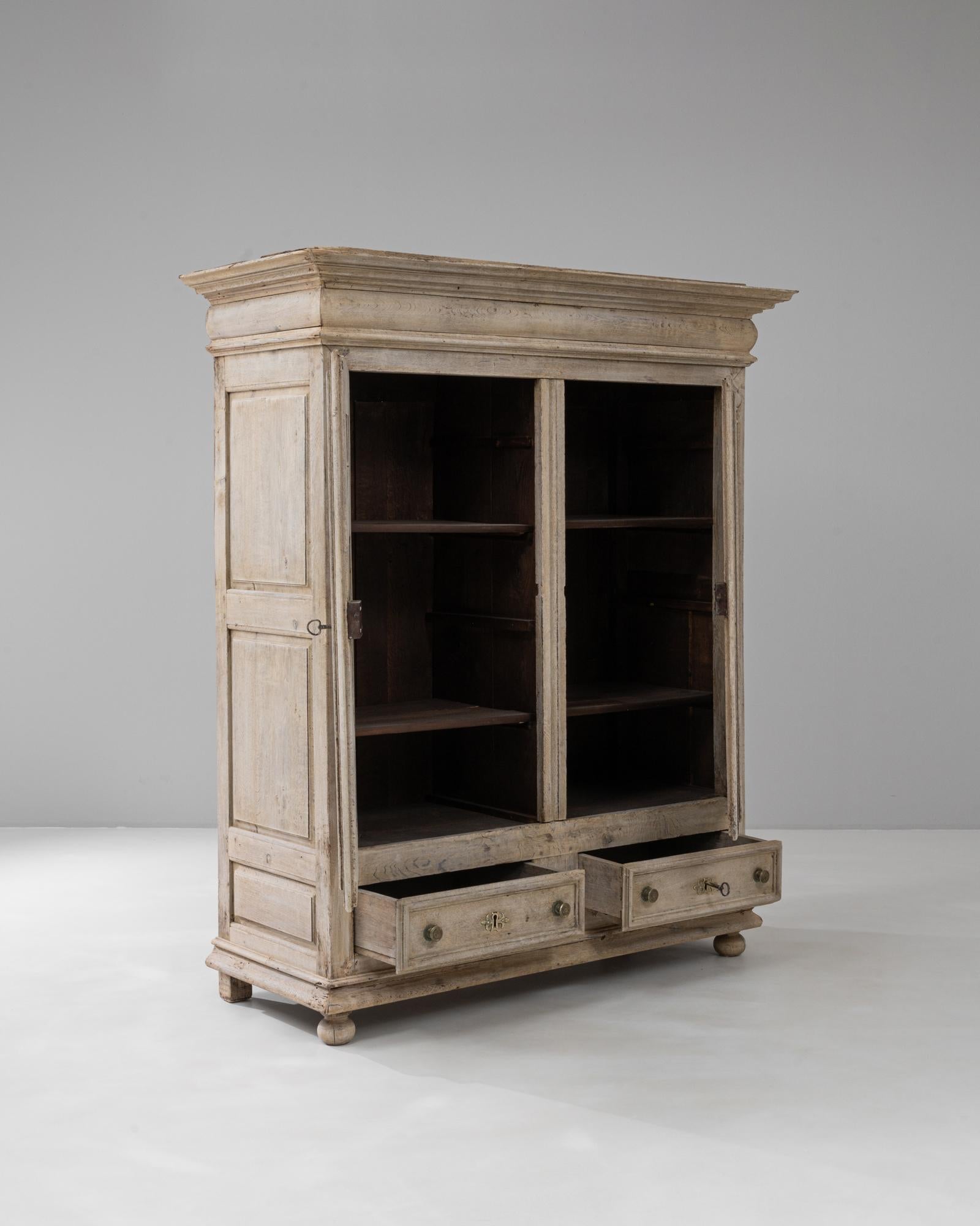 Armadio francese del XIX secolo in stile Luigi XIII di Oak in vendita 1