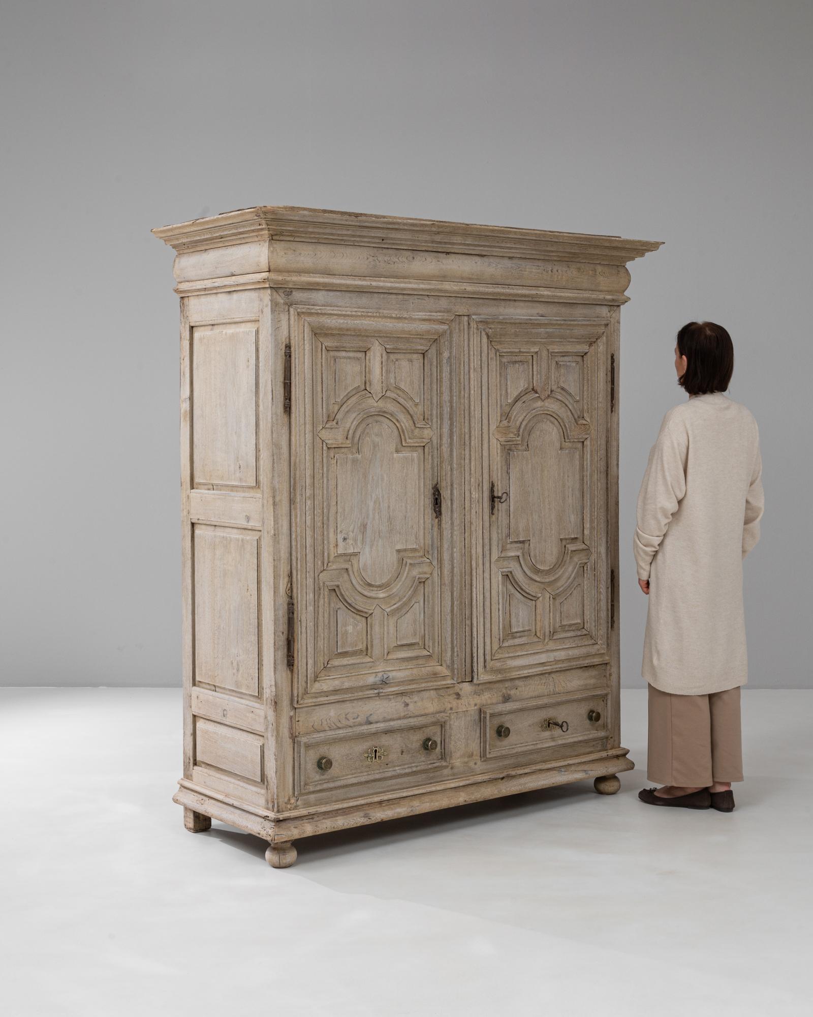 Armadio francese del XIX secolo in stile Luigi XIII di Oak in vendita 2