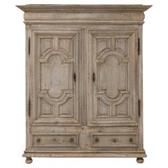 19th Century French Louis XIII Style Oak Cabinet