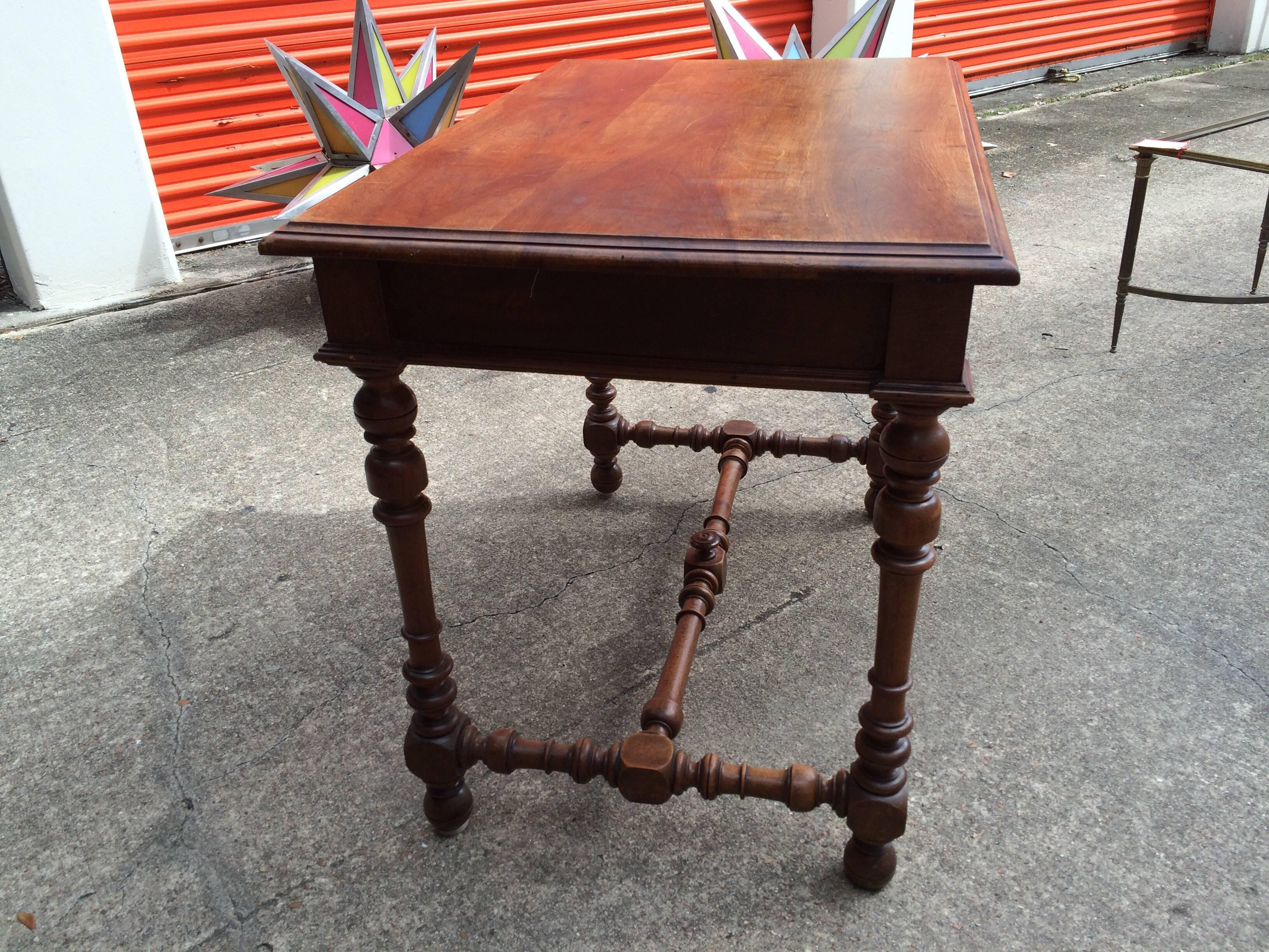 19th Century French Louis XIII Style Walnut Table 2