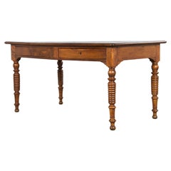 19th Century French Louis XIII Style Walnut Writing Desk