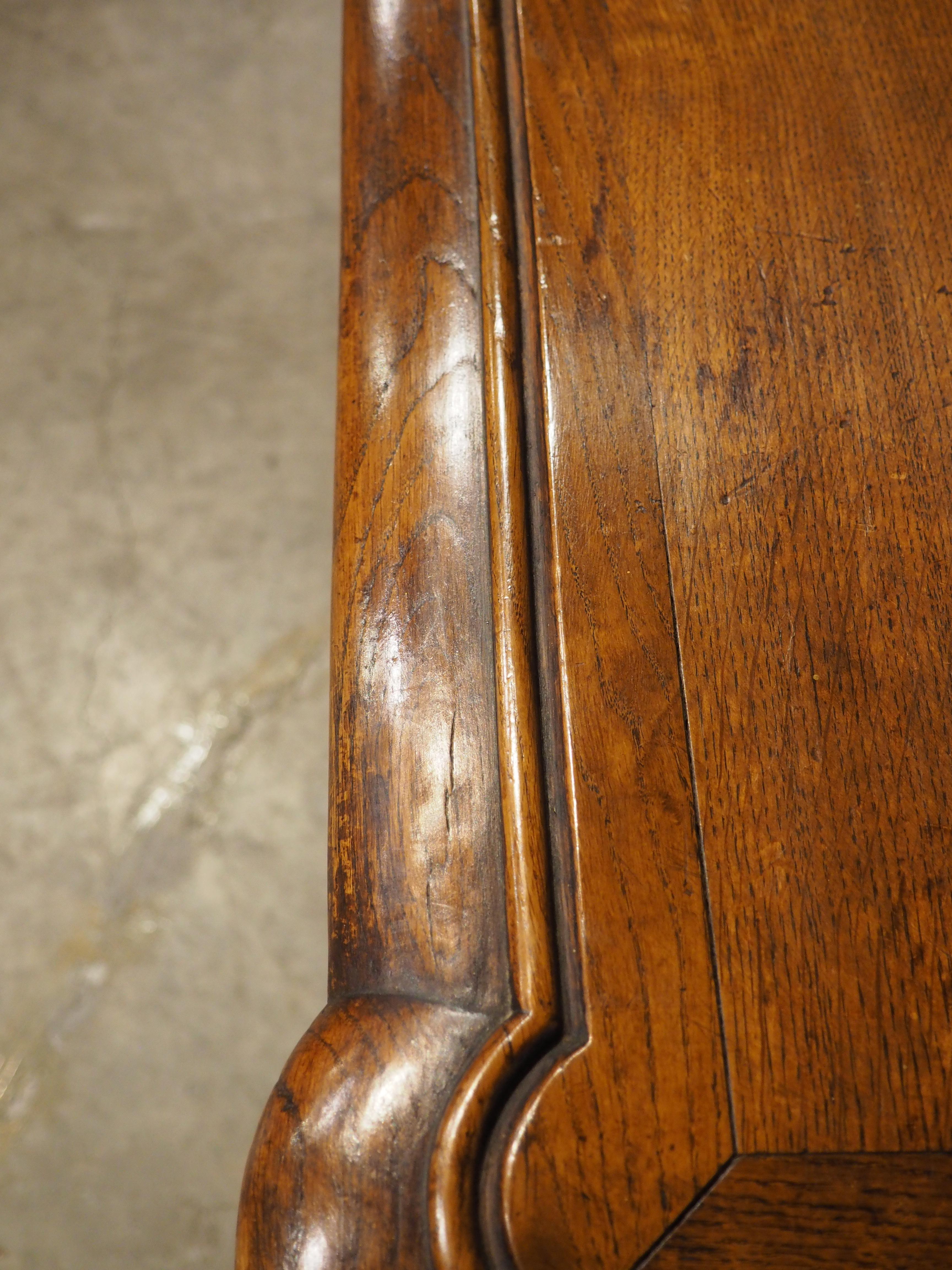 19th Century French Louis XIII Style Writing Table in Carved Oak 11