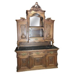 19th Century French Louis XIII Walnut Sideboard