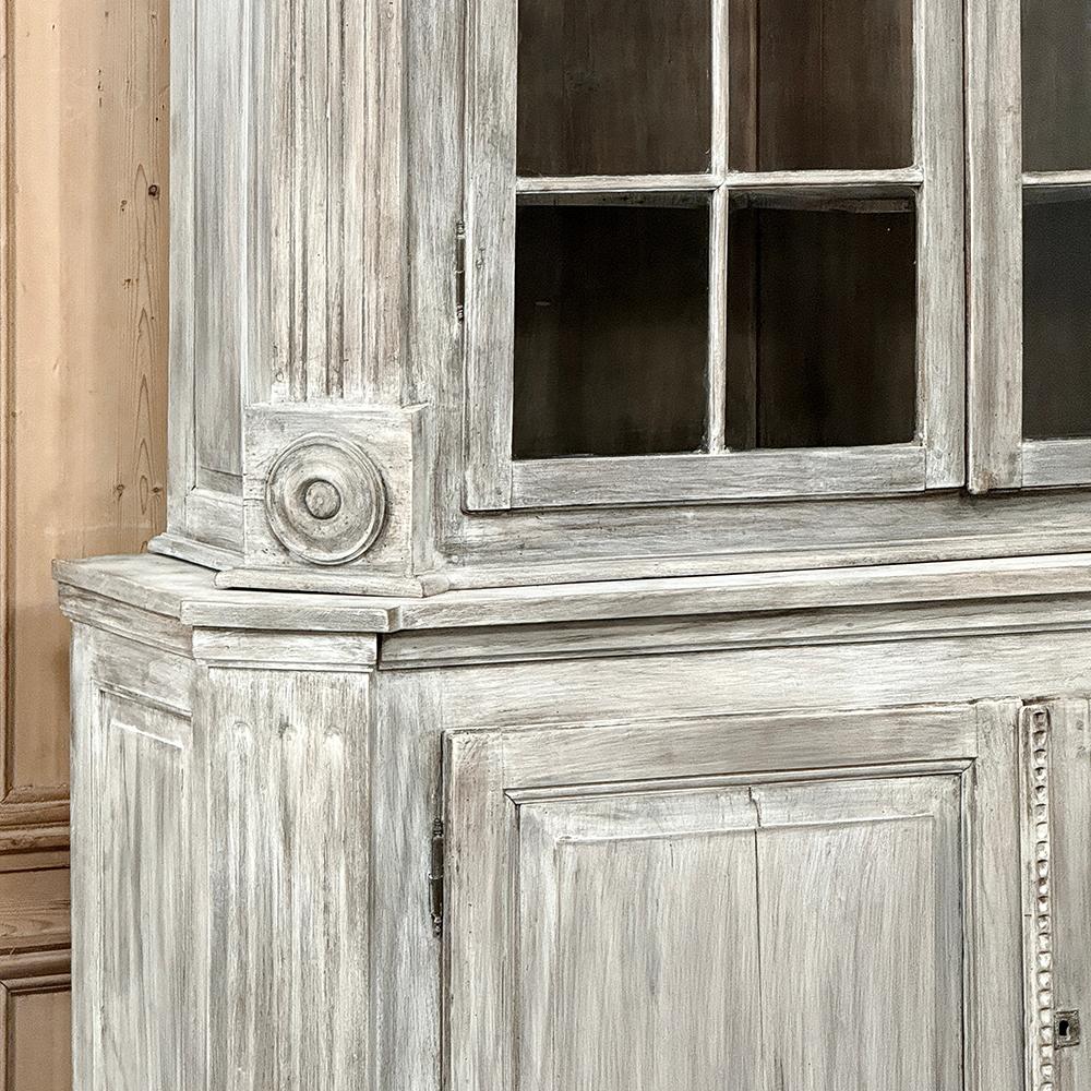 Libreria francese Luigi XIII del XIX secolo in Oak imbiancato in vendita 4