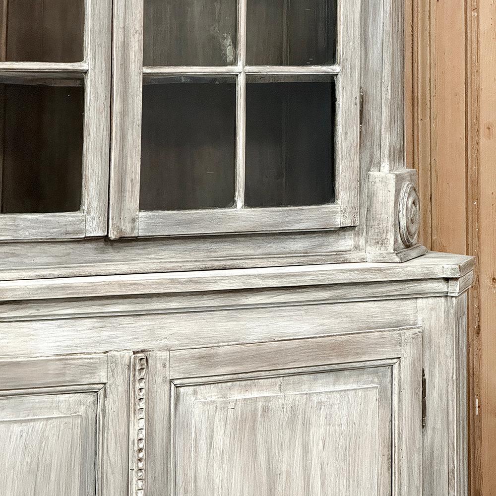 Libreria francese Luigi XIII del XIX secolo in Oak imbiancato in vendita 5