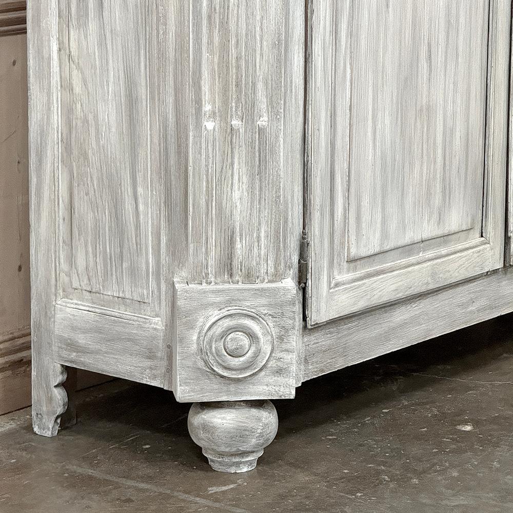 Libreria francese Luigi XIII del XIX secolo in Oak imbiancato in vendita 10