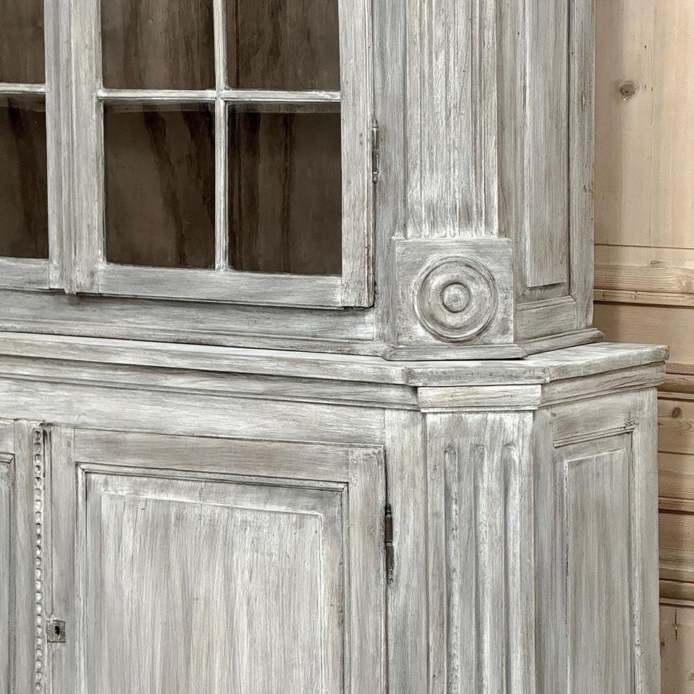 Libreria francese Luigi XIII del XIX secolo in Oak imbiancato in vendita 12