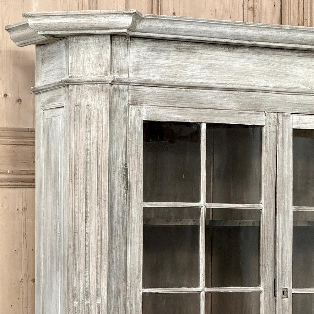 Libreria francese Luigi XIII del XIX secolo in Oak imbiancato in vendita 2