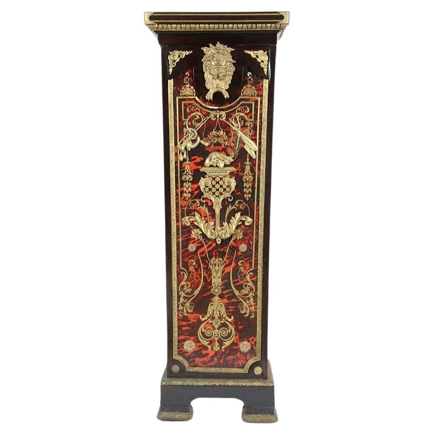 Piedistallo francese del XIX secolo in stile Luigi XIV Boulle in vendita