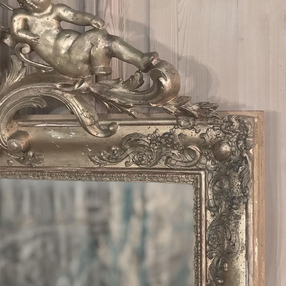 19th Century French Louis XIV Gilded Mirror 1