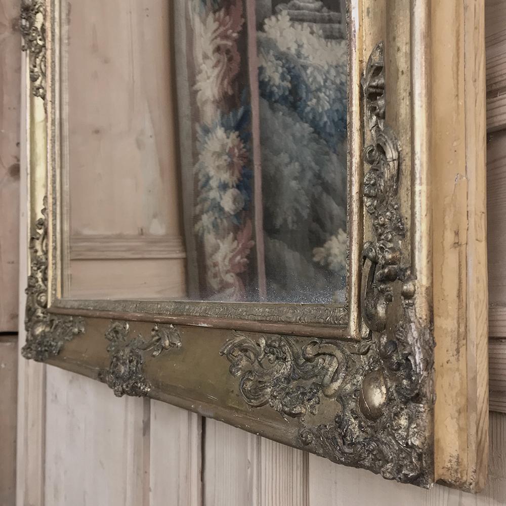 19th Century French Louis XIV Gilded Mirror 4