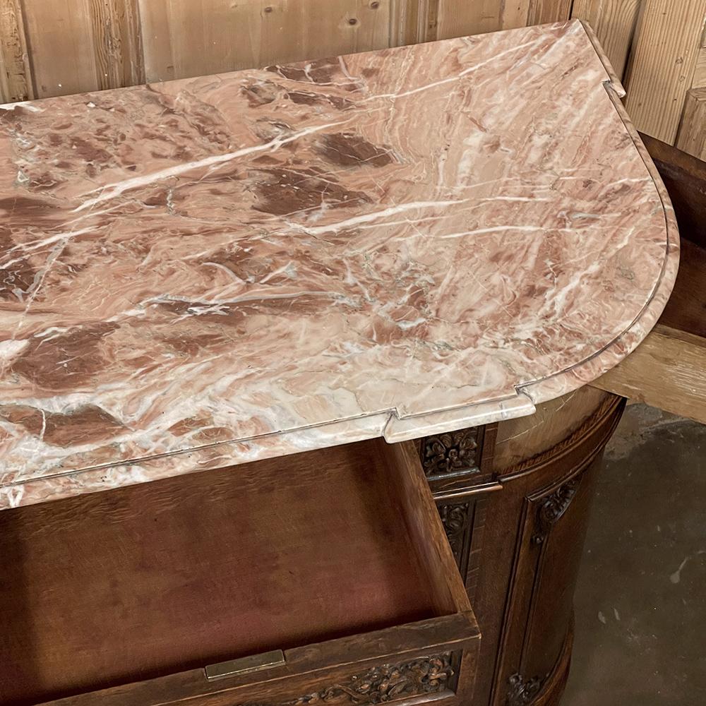 Buffet francese Luigi XIV del XIX secolo con piano in marmo in vendita 1