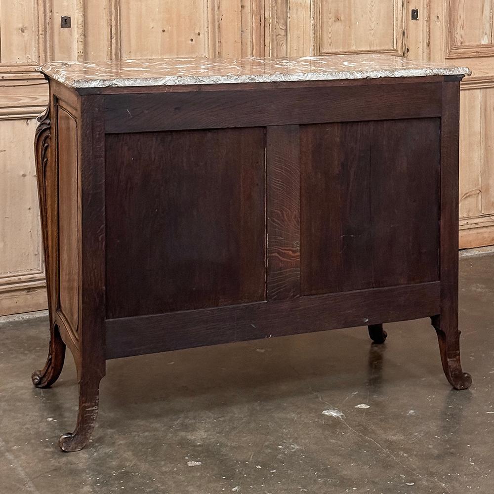 Commode francese Luigi XIV del XIX secolo con piano in marmo ~ Cassettone in vendita 13