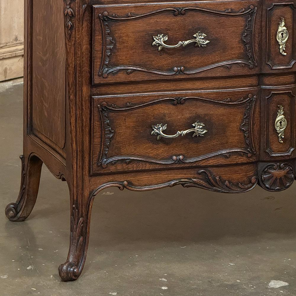 Commode francese Luigi XIV del XIX secolo con piano in marmo ~ Cassettone In condizioni buone in vendita a Dallas, TX