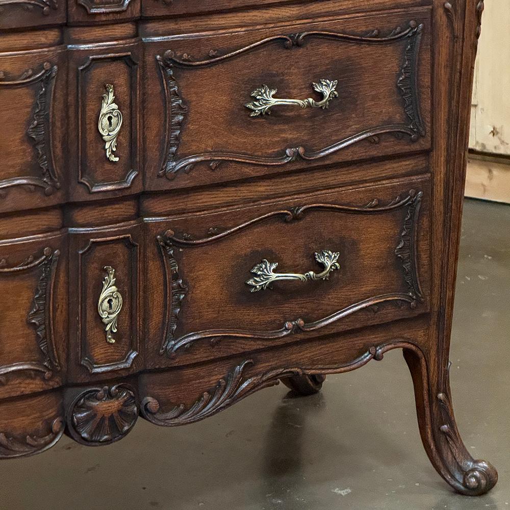 Commode francese Luigi XIV del XIX secolo con piano in marmo ~ Cassettone in vendita 1