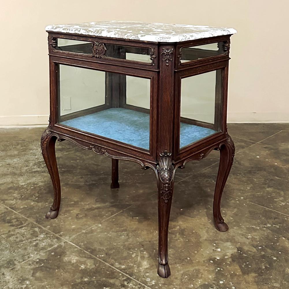 display case side table