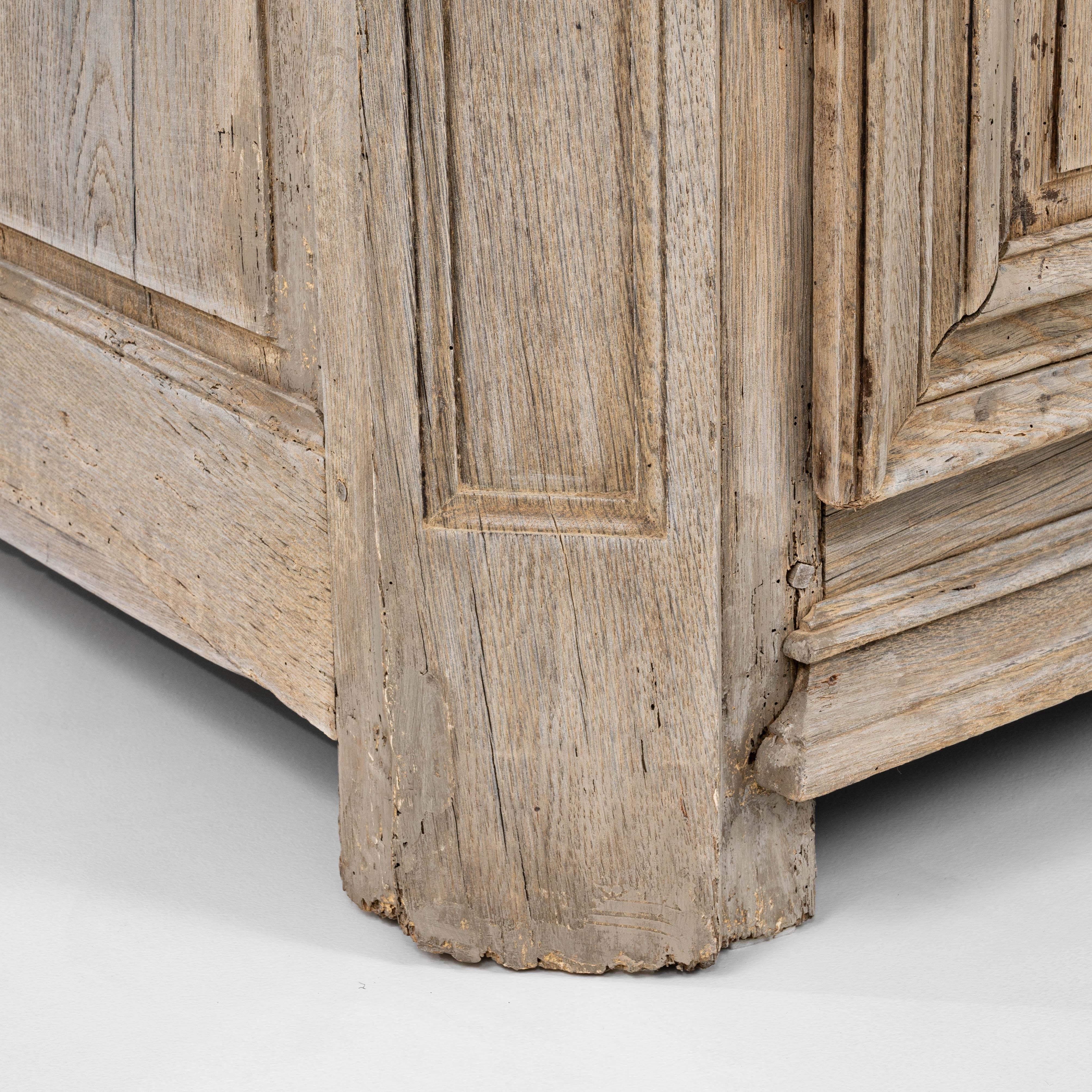 19th Century French Louis XIV Oak Cabinet For Sale 8
