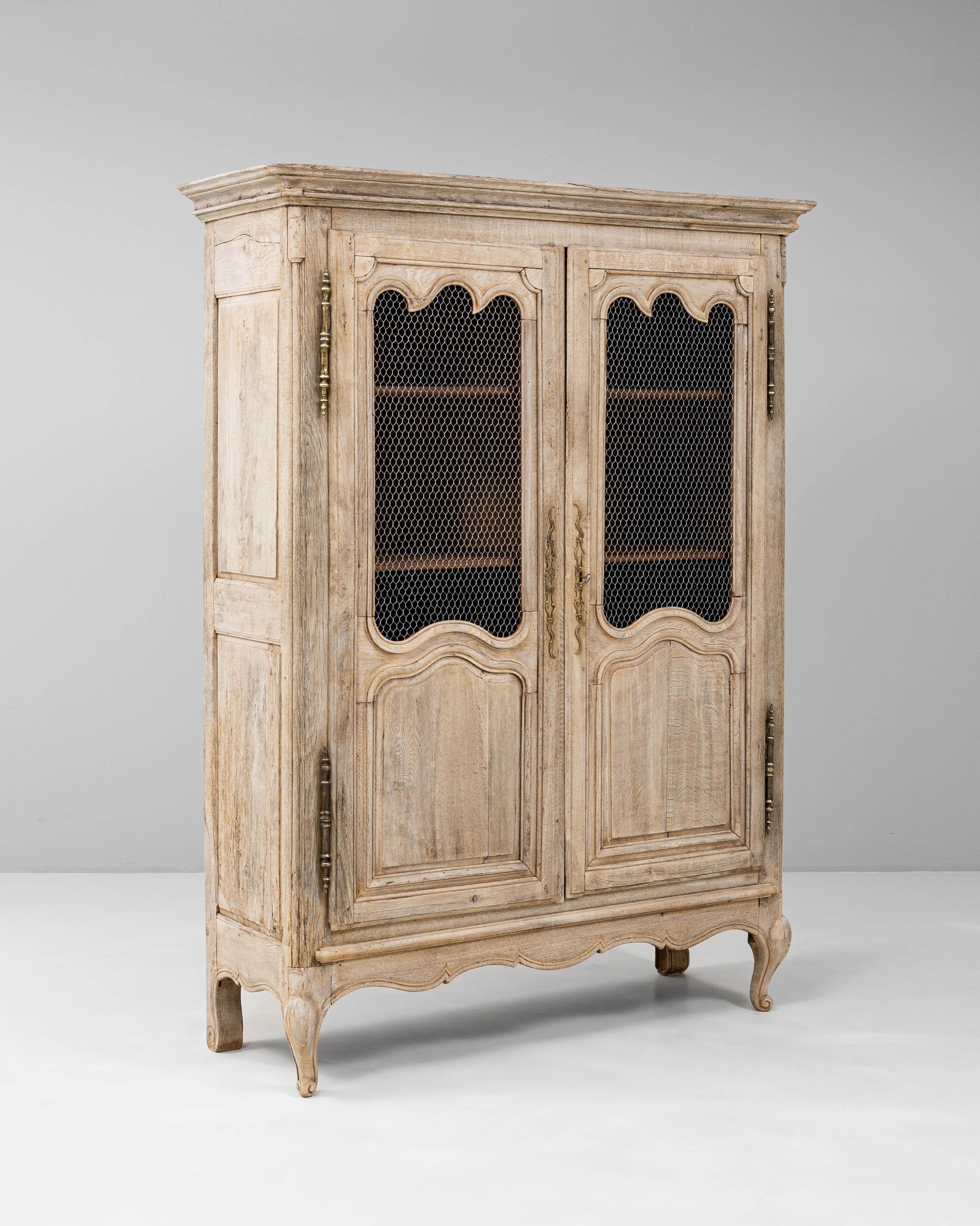 Metallo Armadio francese Luigi XIV del XIX secolo in Oak in vendita