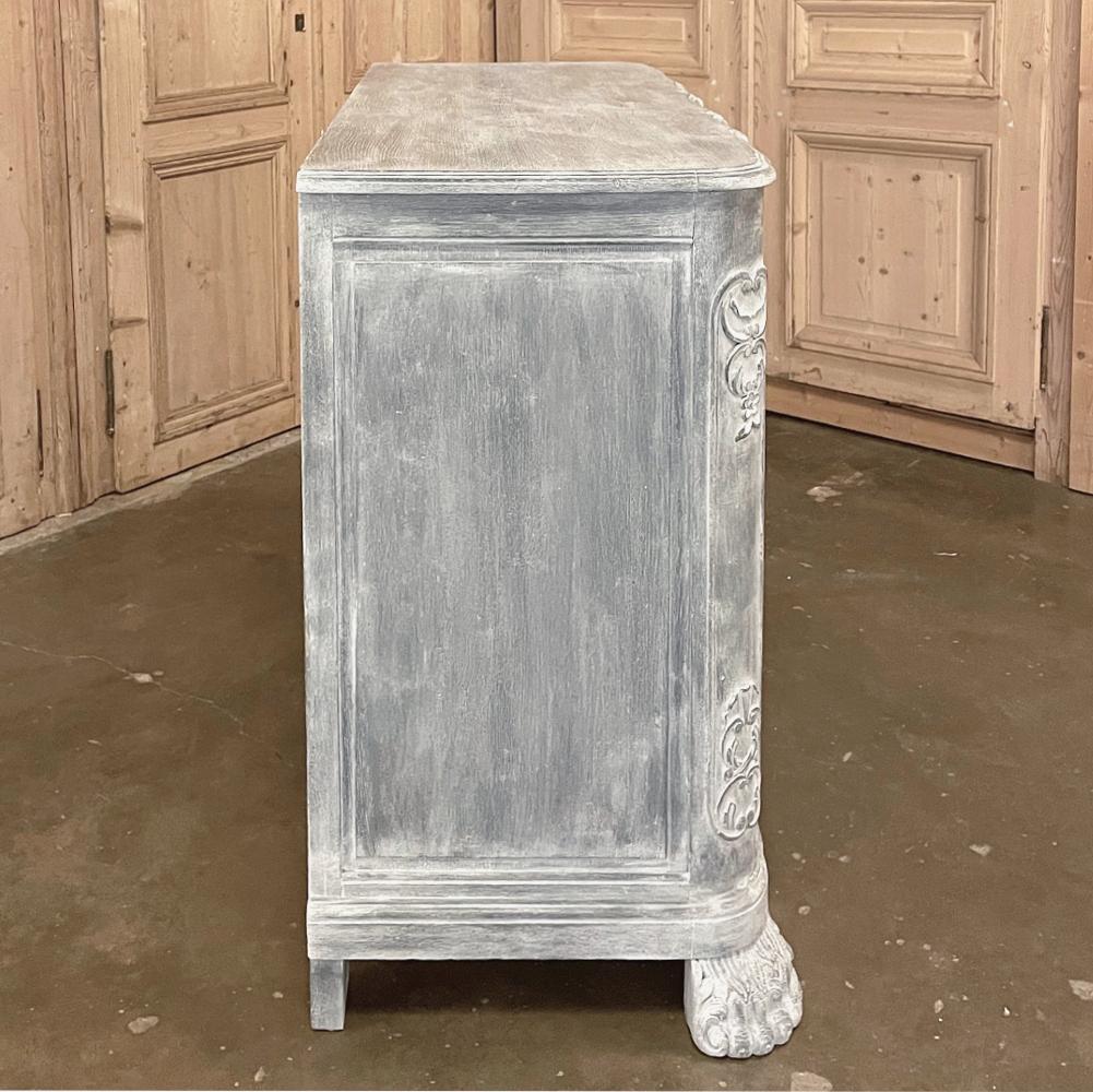 19th Century French Louis XIV Painted Commode For Sale 9