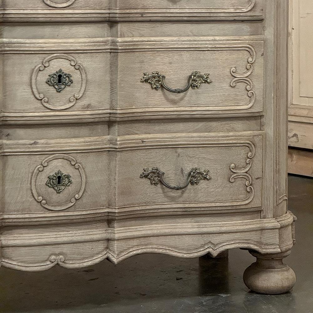 19th Century French Louis XIV Stripped Oak Commode For Sale 5