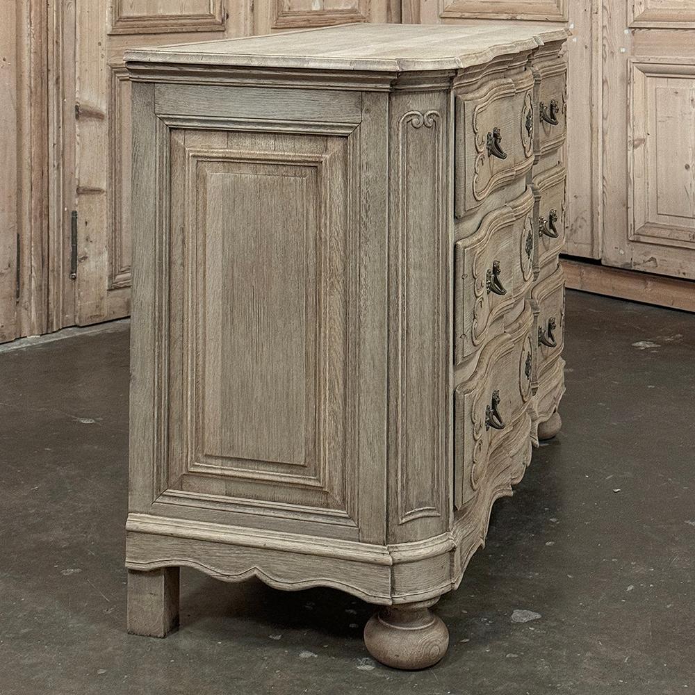 19th Century French Louis XIV Stripped Oak Commode For Sale 8