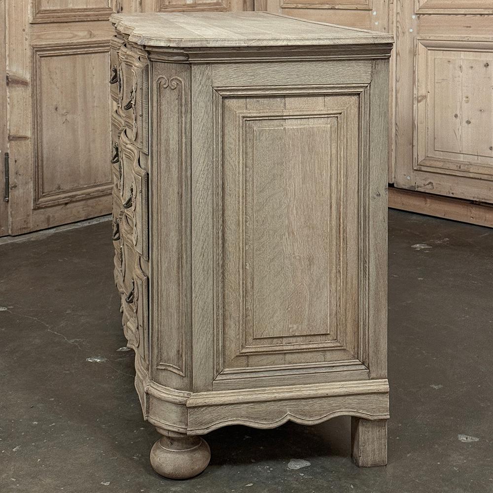19th Century French Louis XIV Stripped Oak Commode For Sale 11
