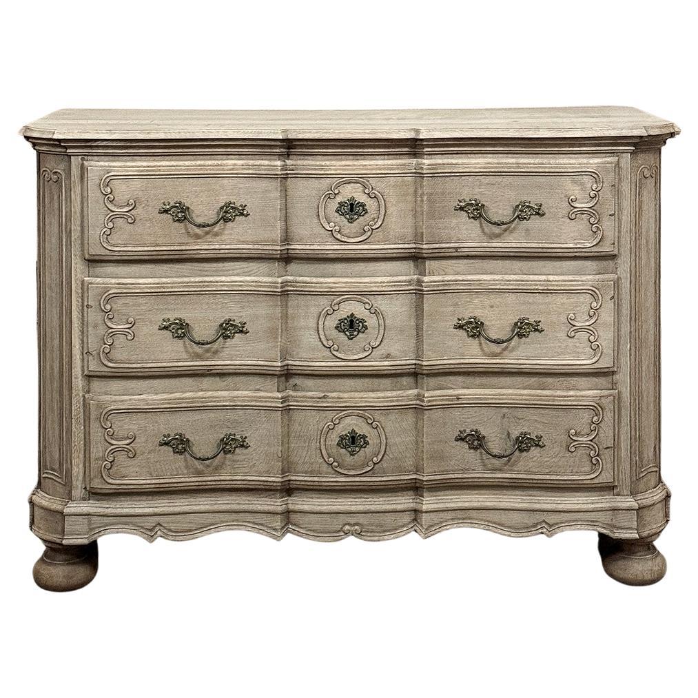 19th Century French Louis XIV Stripped Oak Commode For Sale