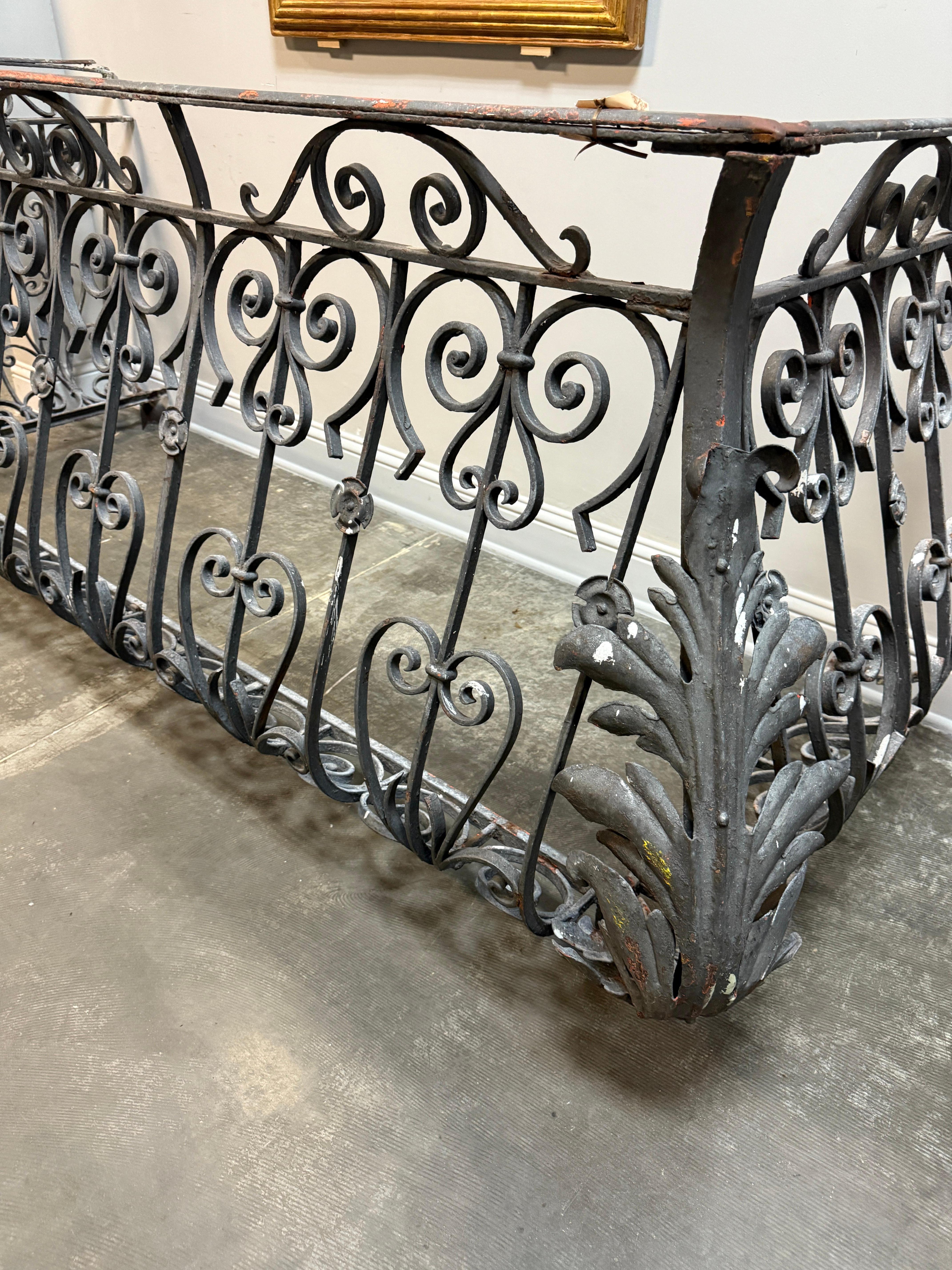 19th Century French Louis XIV style balcony railing For Sale 1