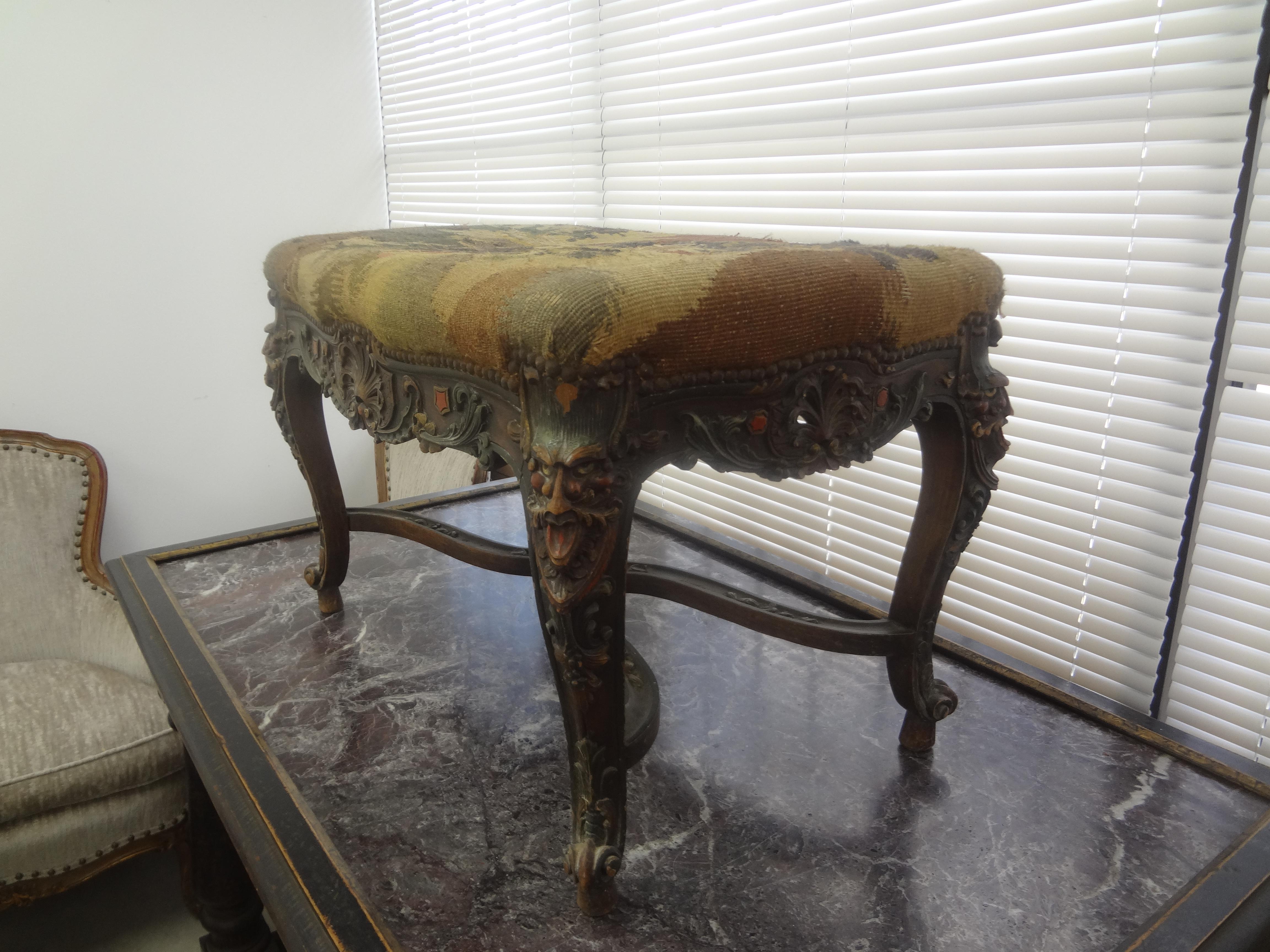 19th Century French Louis XIV Style Bench For Sale 2