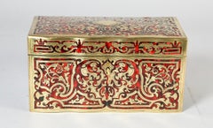 19th Century French Louis XIV Style Boulle Tea Caddy