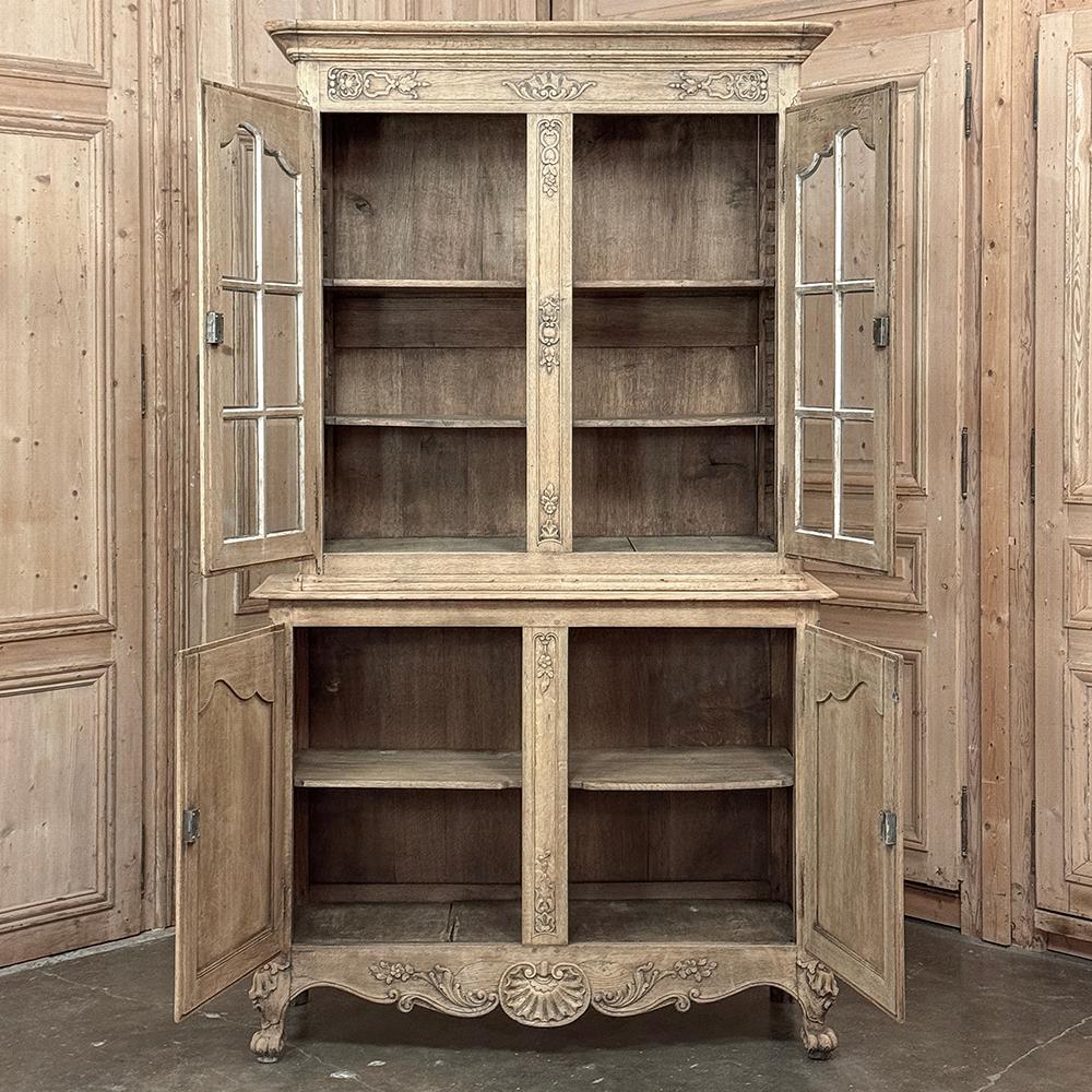 Libreria a due piani Luigi XIV del XIX secolo ~ Buffet di porcellana in vendita 10