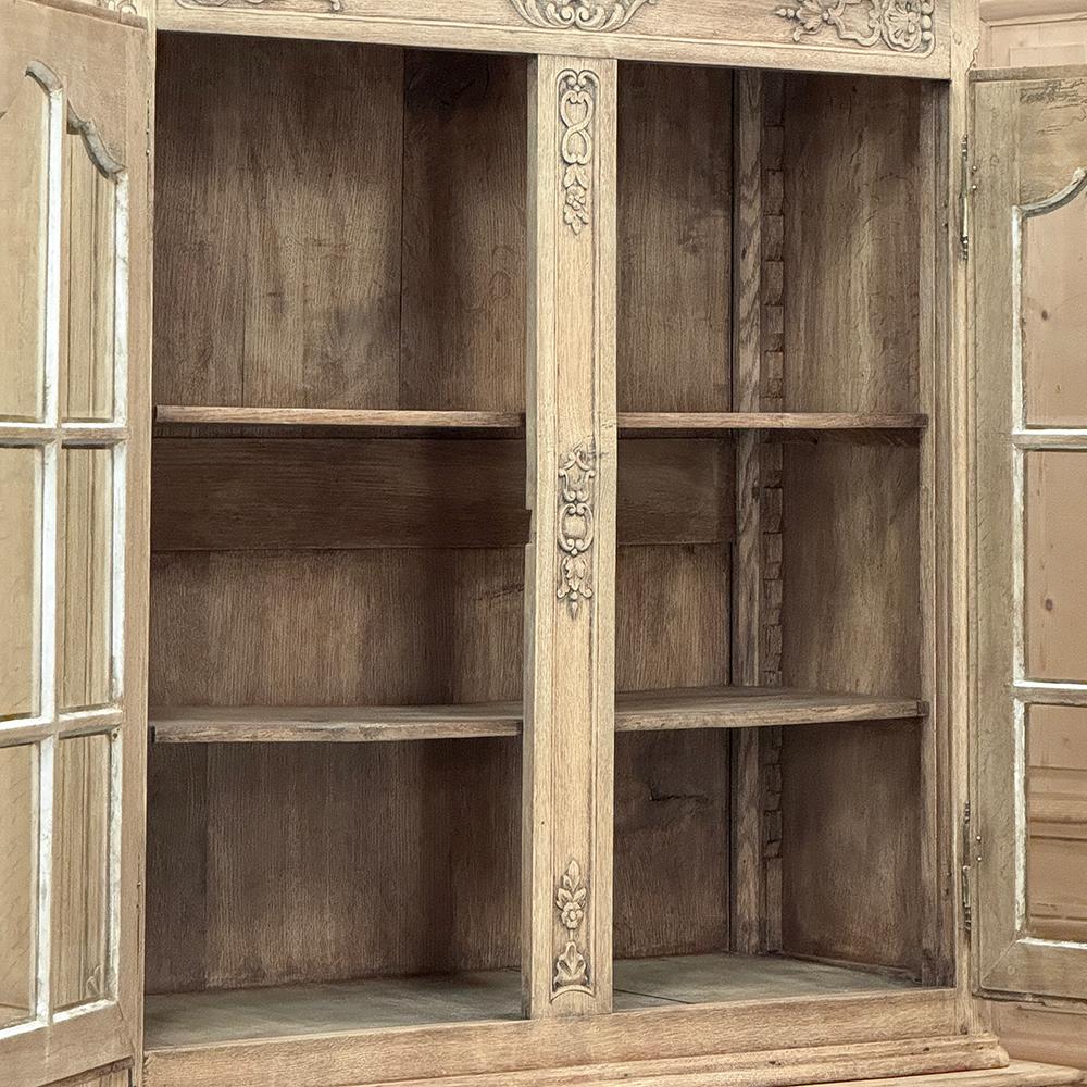 Libreria a due piani Luigi XIV del XIX secolo ~ Buffet di porcellana in vendita 12