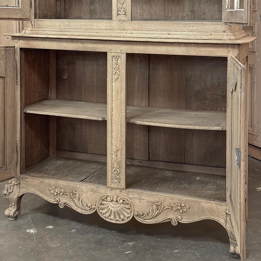 Libreria a due piani Luigi XIV del XIX secolo ~ Buffet di porcellana in vendita 13