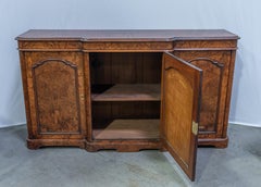 19th Century French Louis XIV Burl Walnut Sideboard