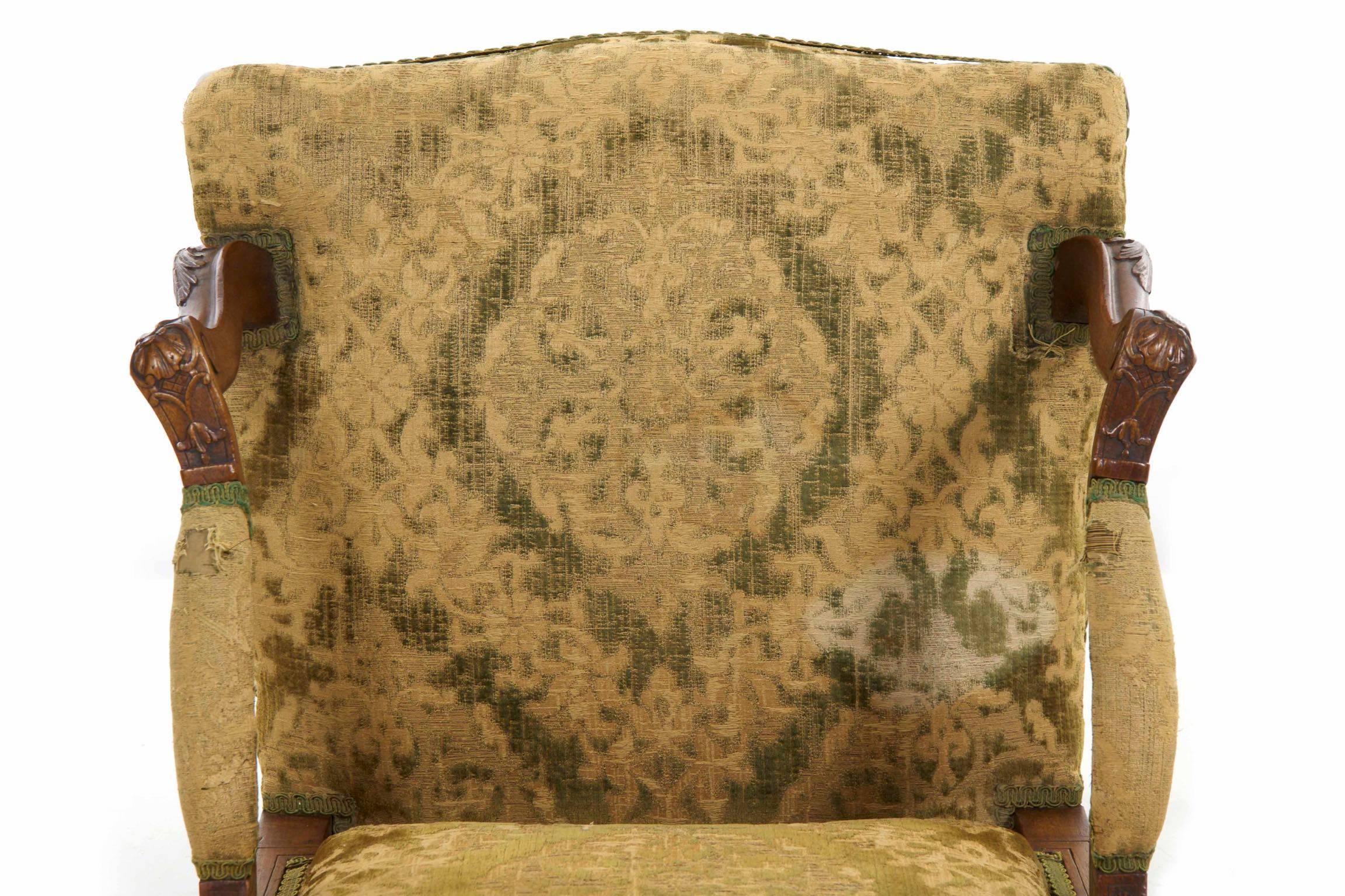 19th Century French Louis XV Antique Armchair Fauteuil 13