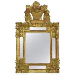 19th Century French Louis XV Baroque Style Giltwood Mirror 19th Century French Louis XV Baroque Style Giltwood Mirror