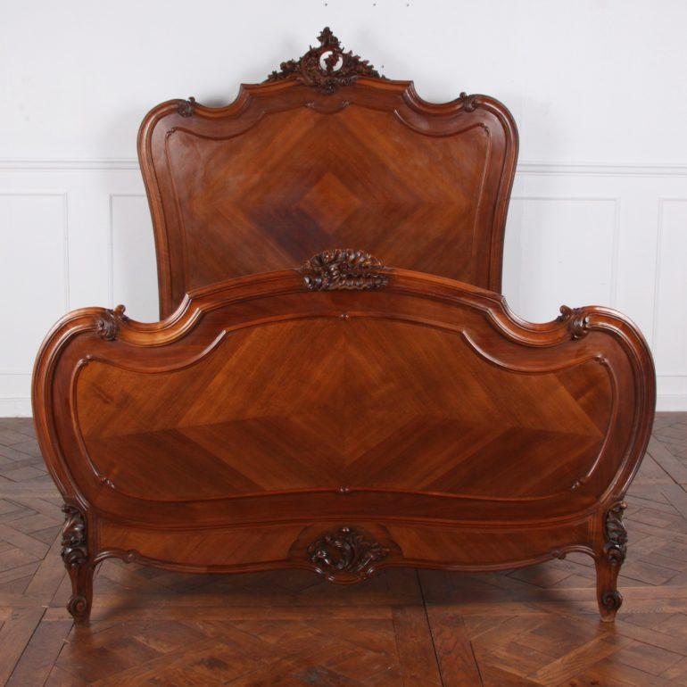 19th Century French Louis XV Bed 1